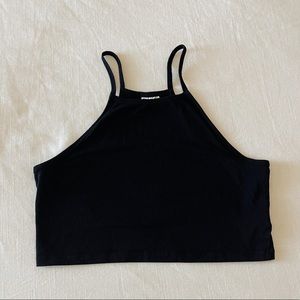 Black crop top